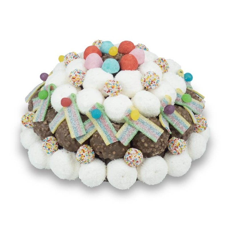 Décorations pour gâteau : 1 carrousel multicolore - Anniversaire