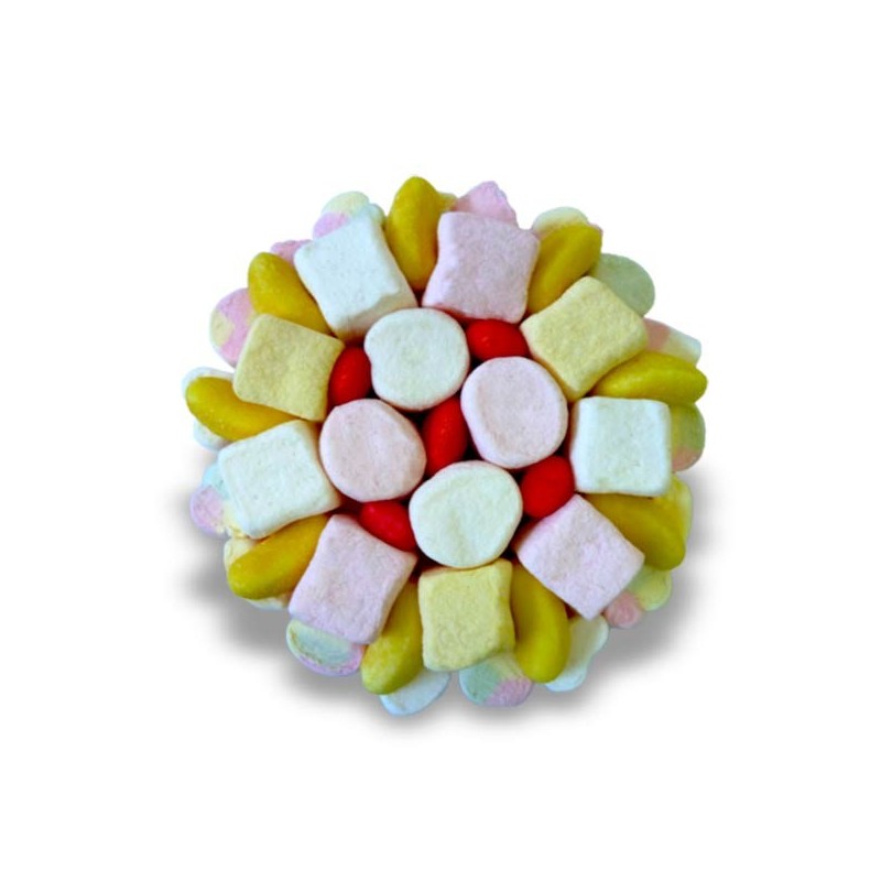 Bouquet de bonbons chamallows Supermix - 100% Haribo
