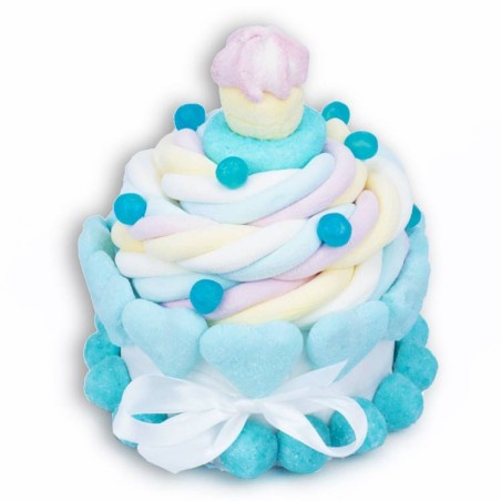 Grands Cupcakes de bonbons Bleu