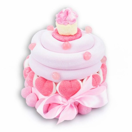 Grands Cupcakes de bonbons rose