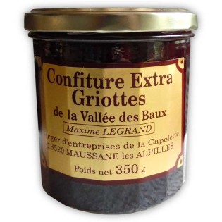 Confiture Extra de Griottes de la vallée des Baux